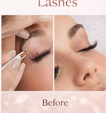 Gallery image lashes before and after